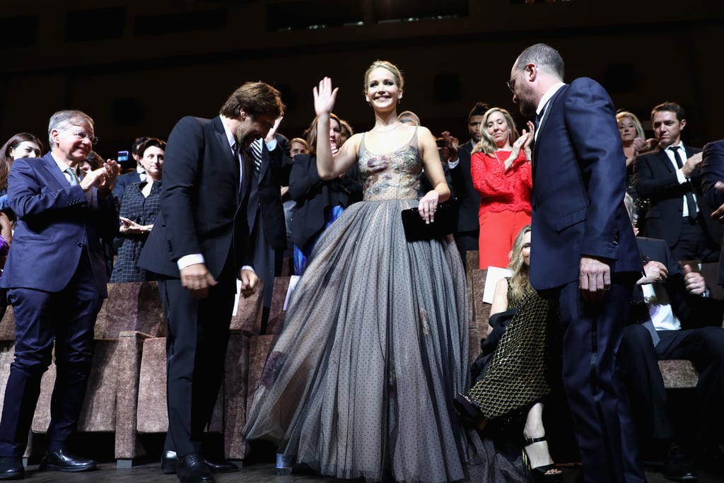Jennifer Lawrence Dior Gown at Venice Film Festival