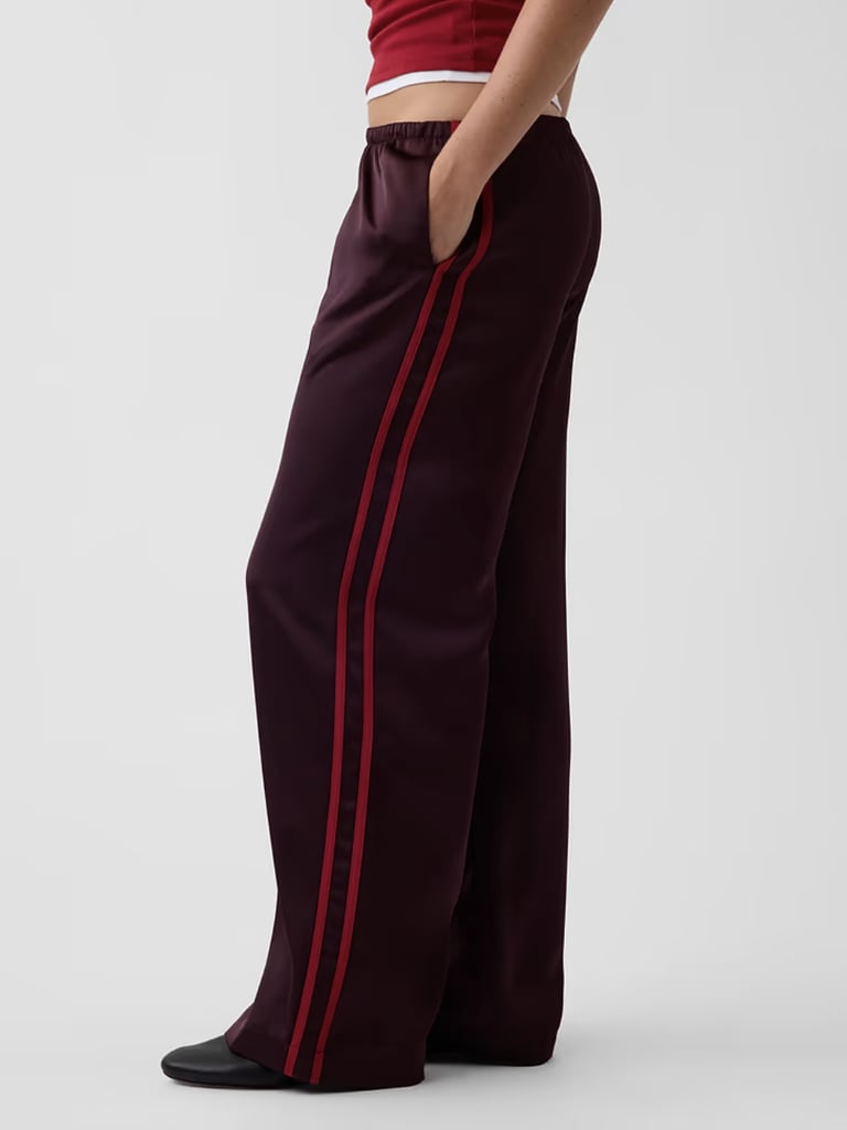 Gap Satin Easy Wide-Leg Pants ($90)
Last year I realized just how crucial a pair of satin pants are for fall. The fabric is the perfect mix of soft and lightweight, and no matter what type of top you pair them with, they always bring a level of effortless sophistication. I'm eyeing this wide-leg cut that's not only in the perfect fall shade, but has side stripe details for an unexpected flair.