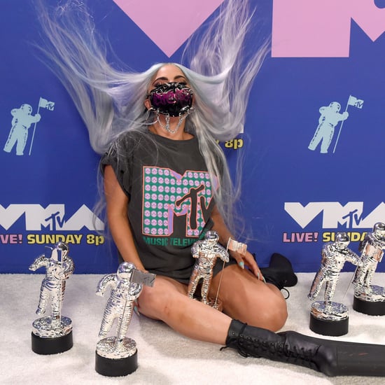 Lady Gaga Wearing an MTV T-Shirt at the 2020 VMAs