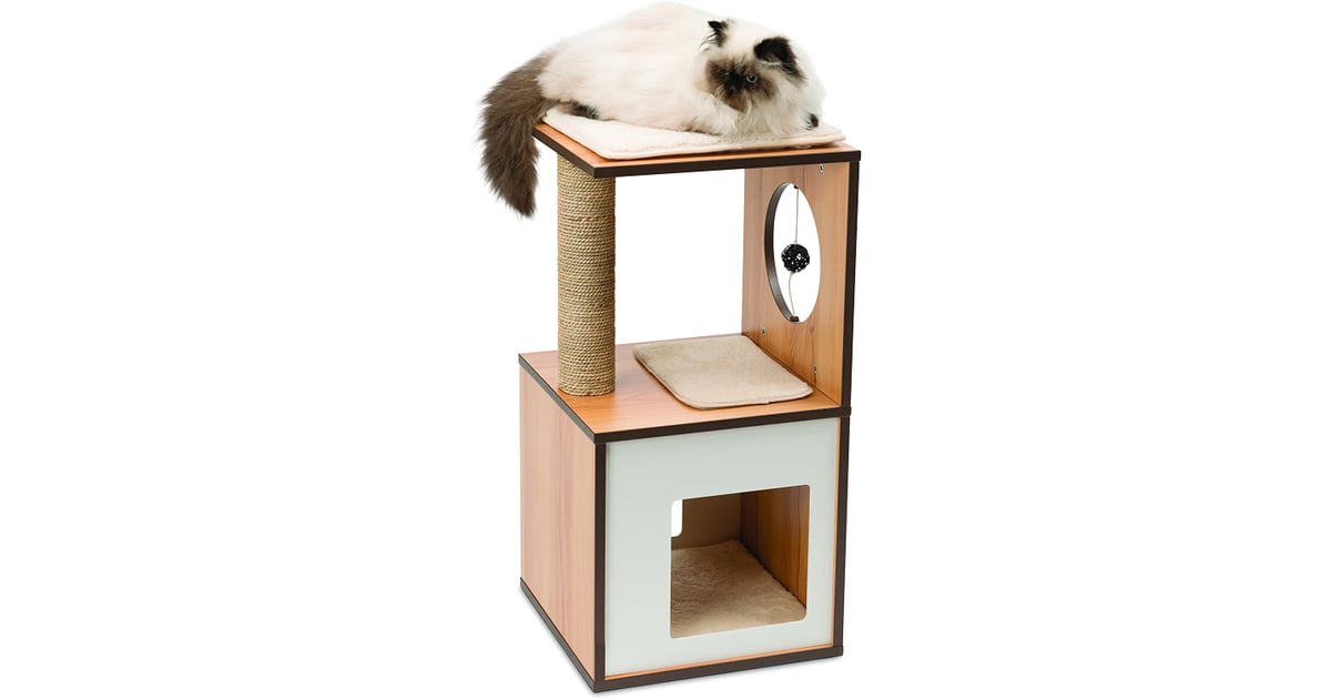 Walnut Cat Tree Cat Trees That Aren't Ugly and Look Great in Your