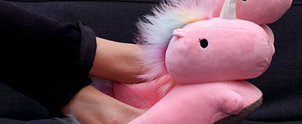 Heated Unicorn Slippers on Amazon