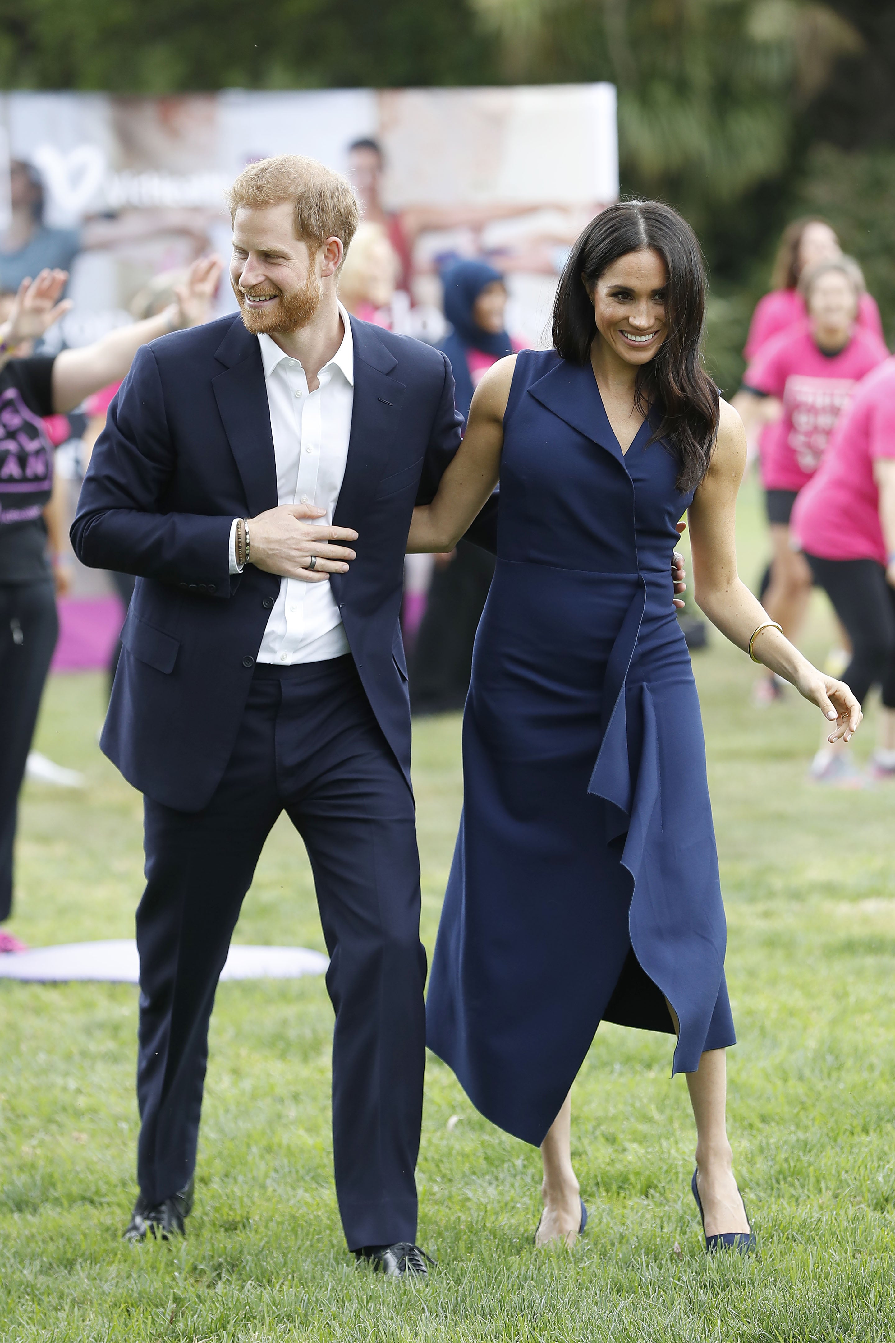 Prince Harry s Black Ring on Royal Tour in Australia 2018 POPSUGAR Fashion