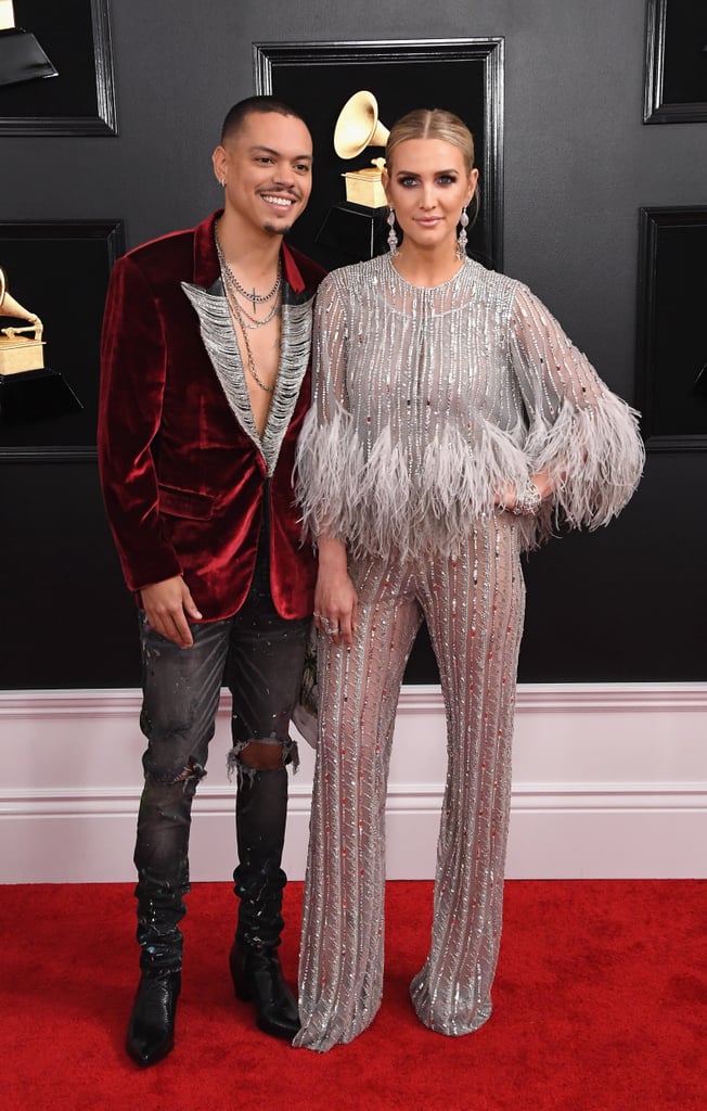 Ashlee Simpson Georges Chakra Jumpsuit 2019 Grammys