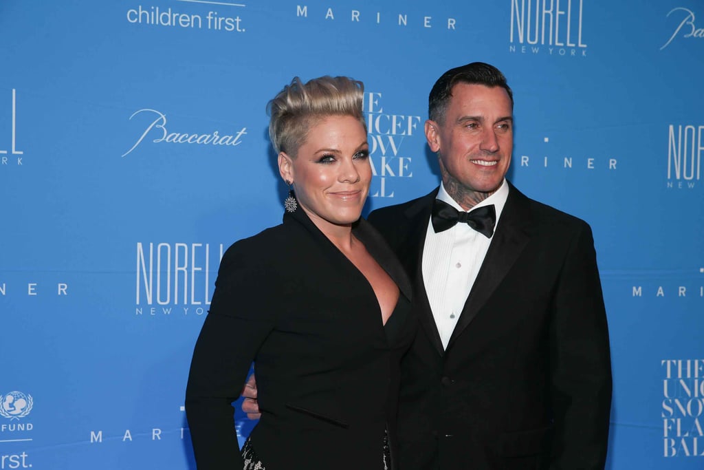 Pink and Carey Hart at UNICEF Snowflake Ball 2015
