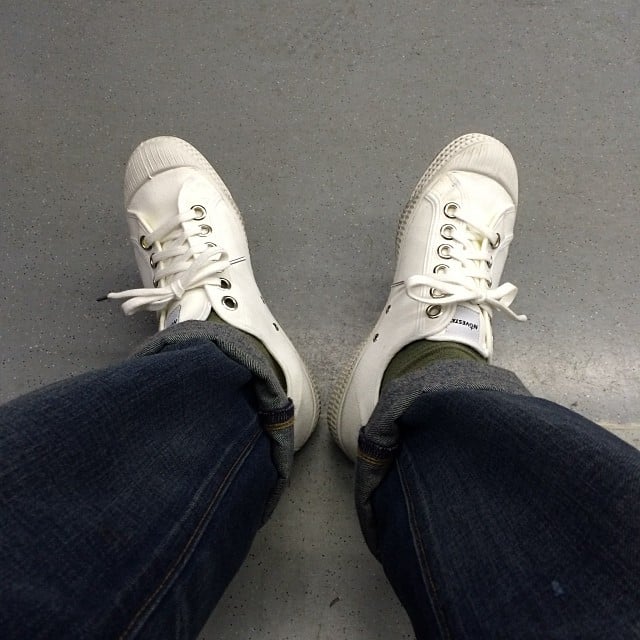 White Sneakers (With Light-Washed Jeans)