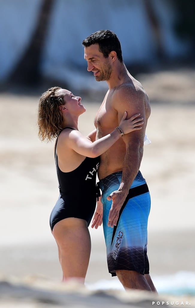 Hayden Panettiere and Wladimir Klitschko Beach PDA Feb. 2018