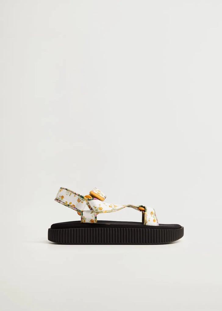 scrunchie sandals mango