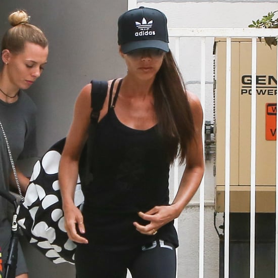 Victoria Beckham Wearing Workout Clothes at SoulCycle