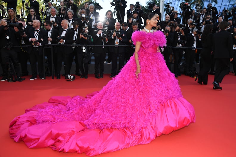 Farhana Bodi at the Opening Ceremony of the 75th Annual Cannes Film Festival