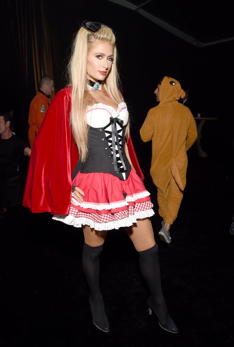 Paris Hilton as Little Red Riding Hood in 2016