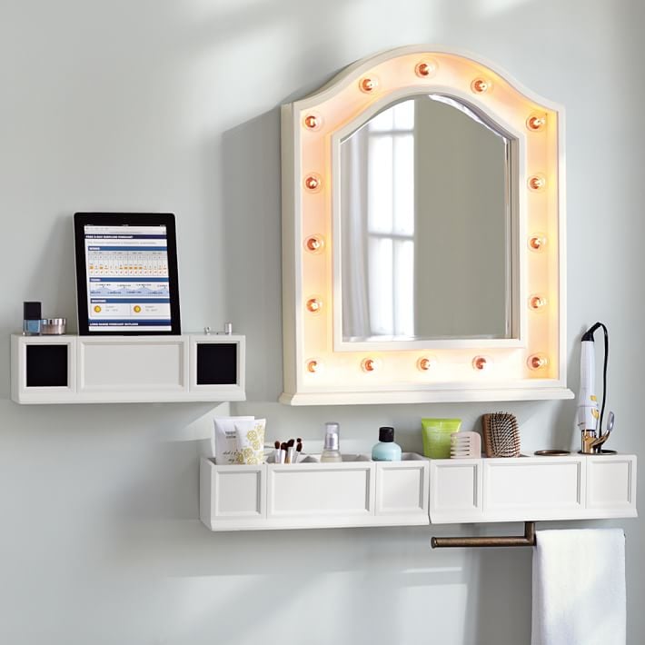 Hannah Beauty Mirror + Shelves