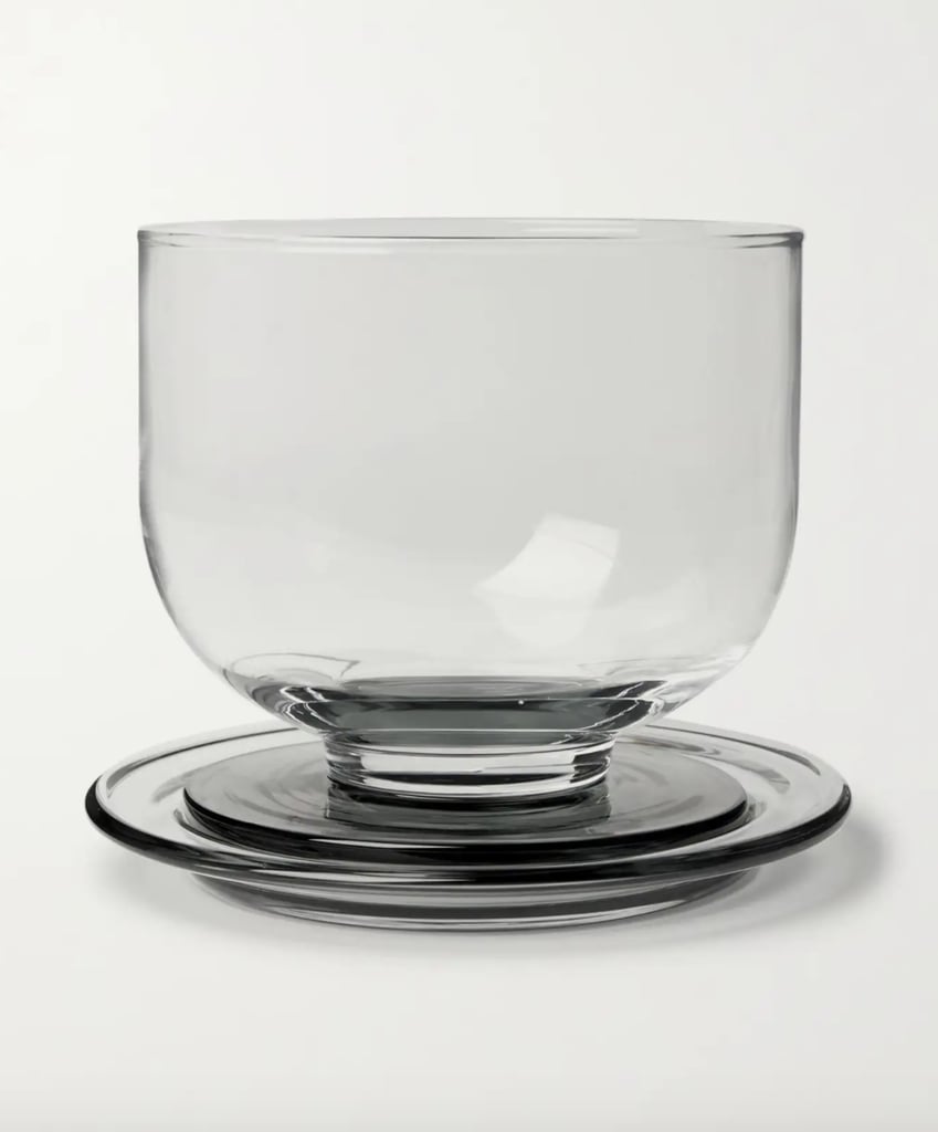 For Bar Cart: Tom Dixon Clear Puck Glass Ice Bucket