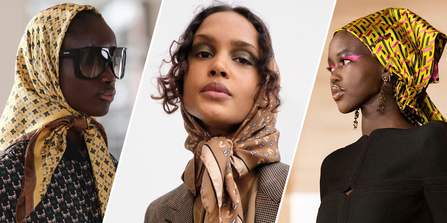 Babushka Scarves Are 2021's Most Surprising Fashion Trend