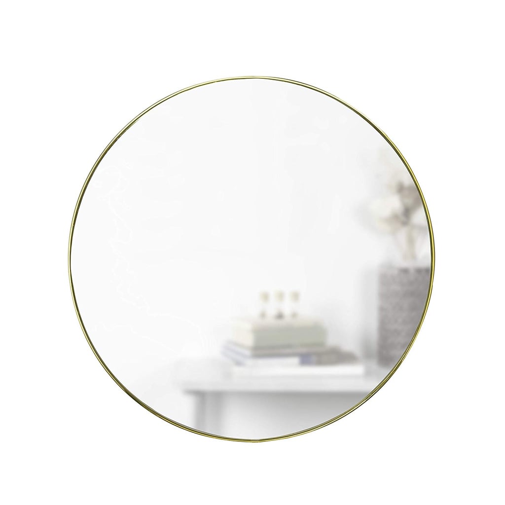 Umbra Brass Hubba 34 Inch Round Mirror