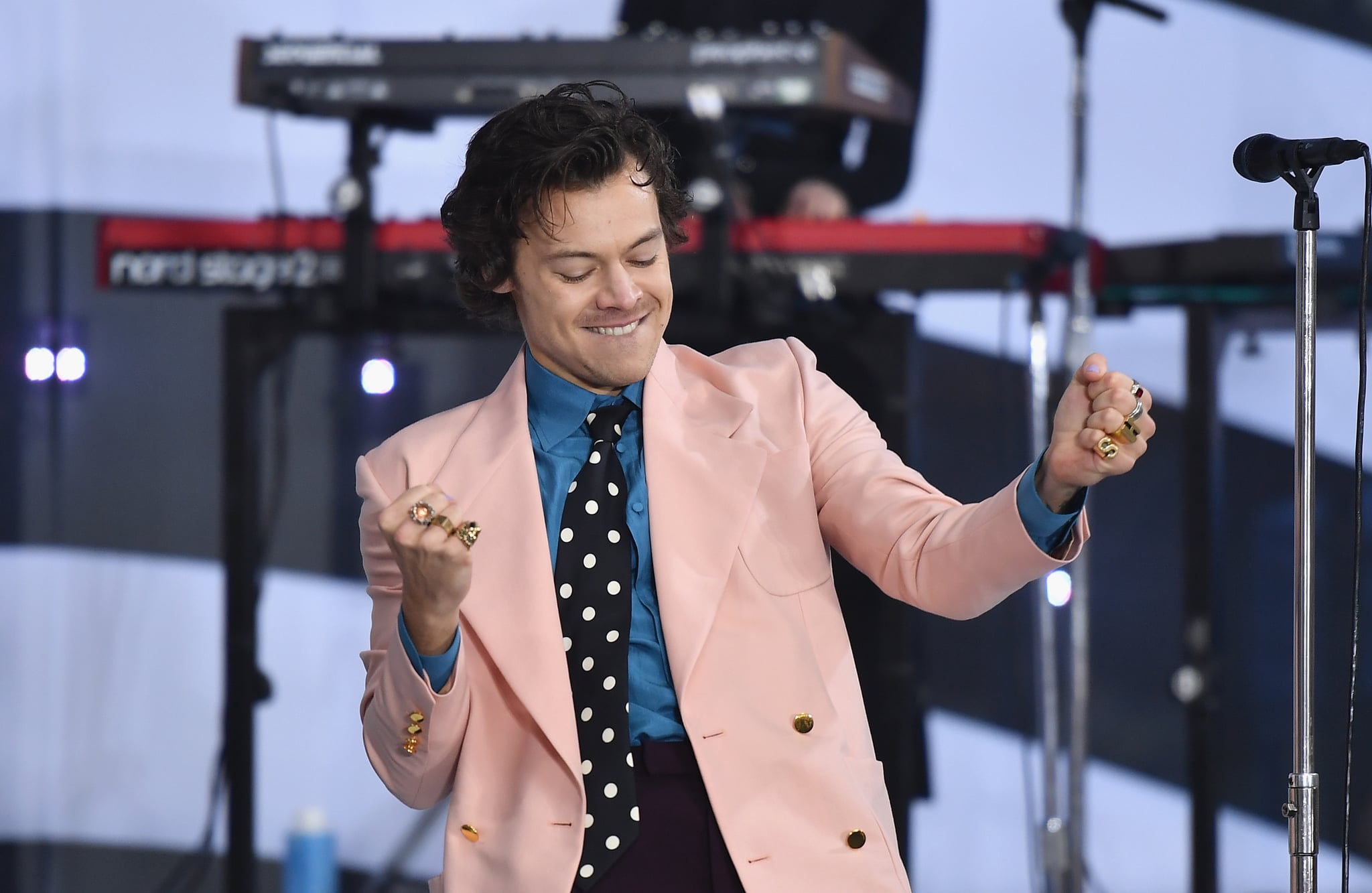 Harry Styles performs on NBC's