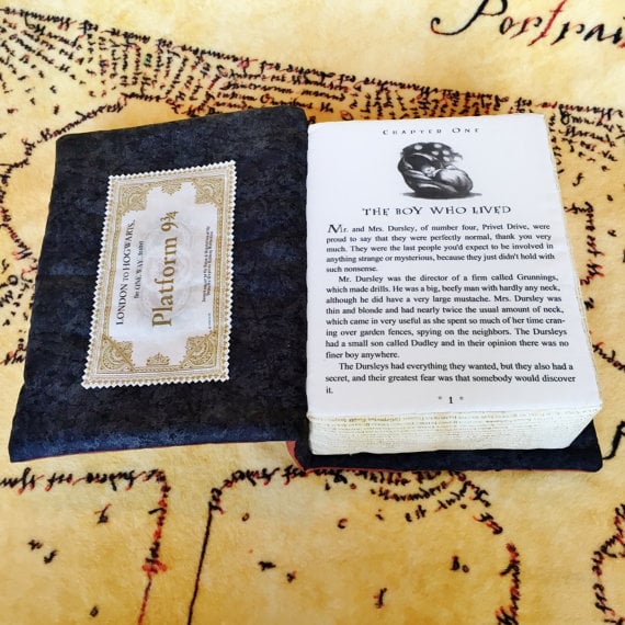 You can read the first page of the book . . . Harry Potter Book