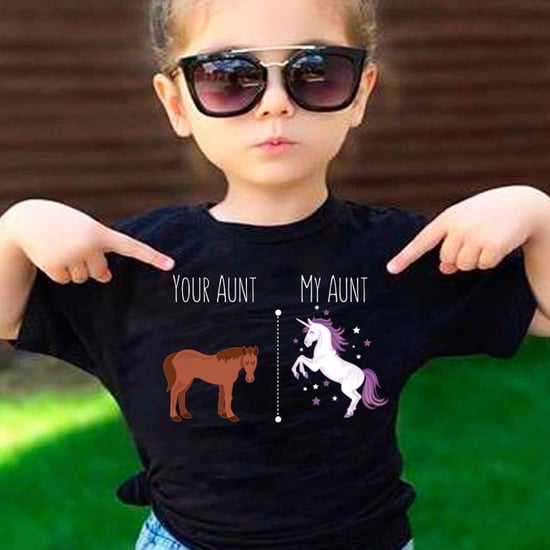Your Aunt My Aunt Horse Unicorn Kids' Shirt