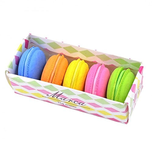 Macarons Colours Rubber Pencil Erasers