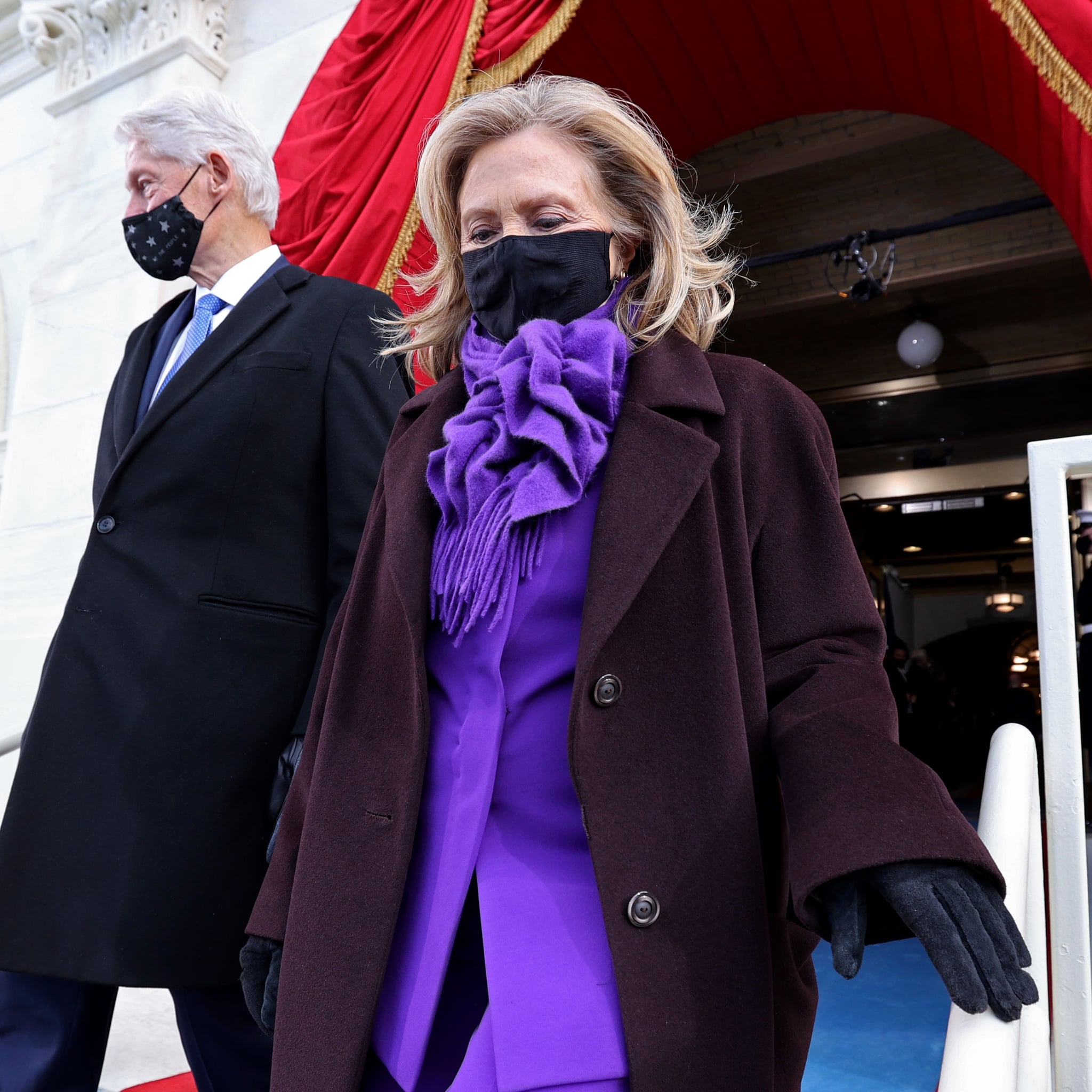 Why Women Wore Purple During The Presidential Inauguration Popsugar Fashion