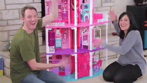 how to put together barbie dream house