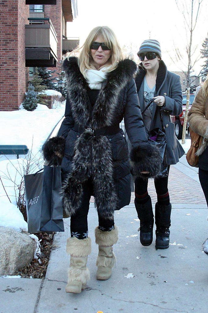 Kate, Goldie and Ryder in Aspen