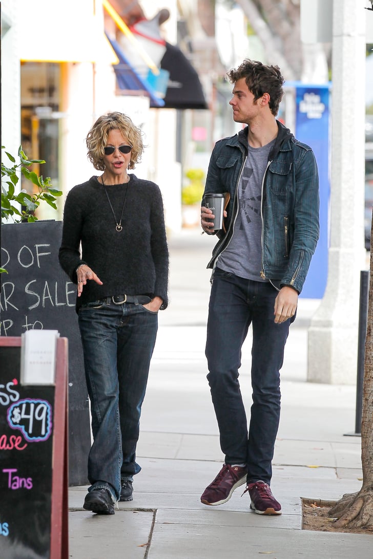 Meg Ryan and Son Jack in LA January 2016 POPSUGAR Celebrity Photo 5