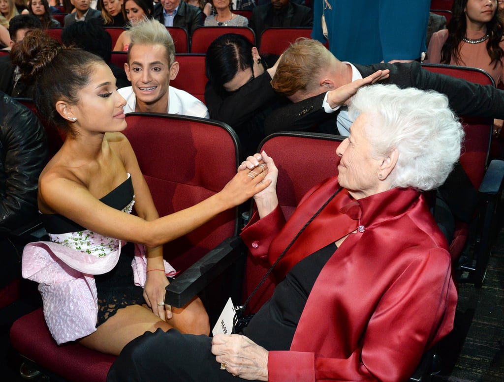 Ariana Grande's Grandmother at American Music Awards 2015