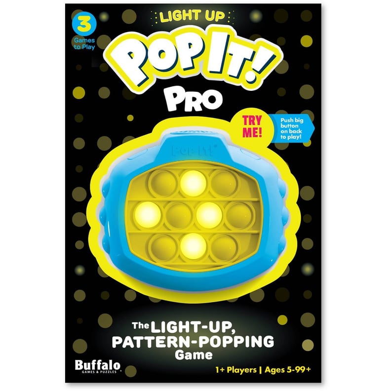 A Sensory Toy: Pop It! Pro Light-Up Fidget Toy