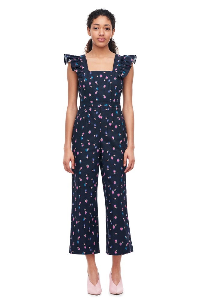 Rebecca Taylor Farren Flower Linen Jumpsuit
