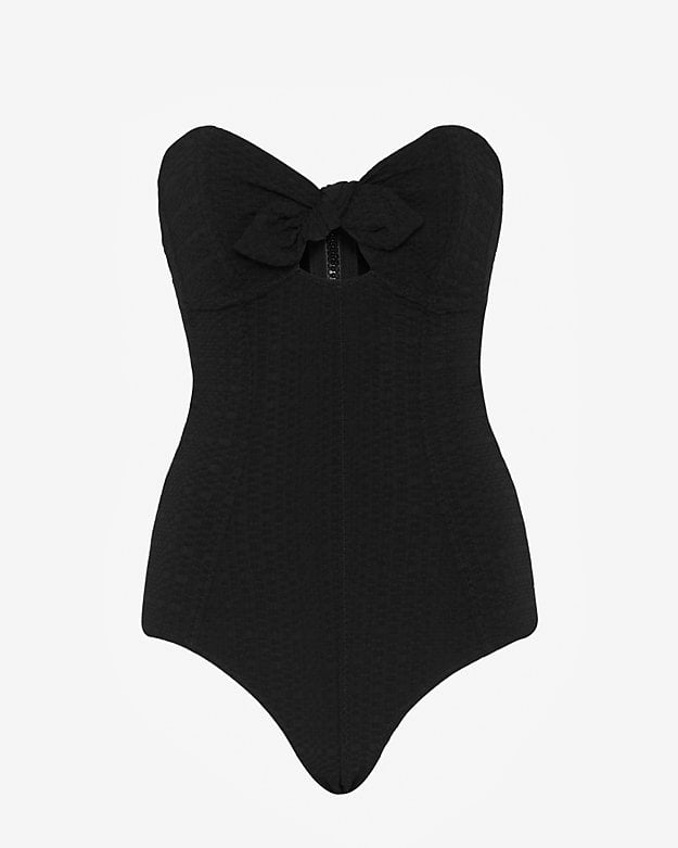 Lisa Marie Fernandez Poppy Bandeau One Piece Swimsuit ($425)