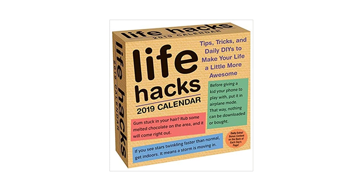 Life Hacks 2019 Day-to-Day Calendar | Best Gifts For Your Boss