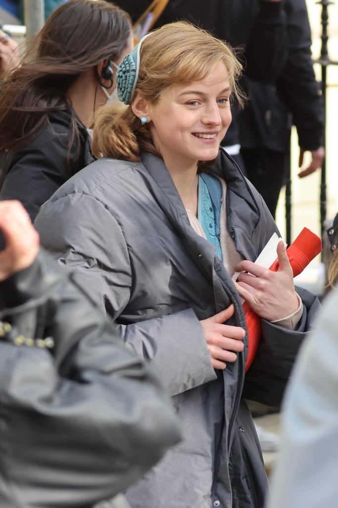 Harry Styles and Emma Corrin in My Policeman Set Photos