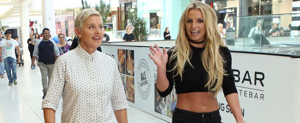Britney Spears and Ellen DeGeneres Go to the Mall Video