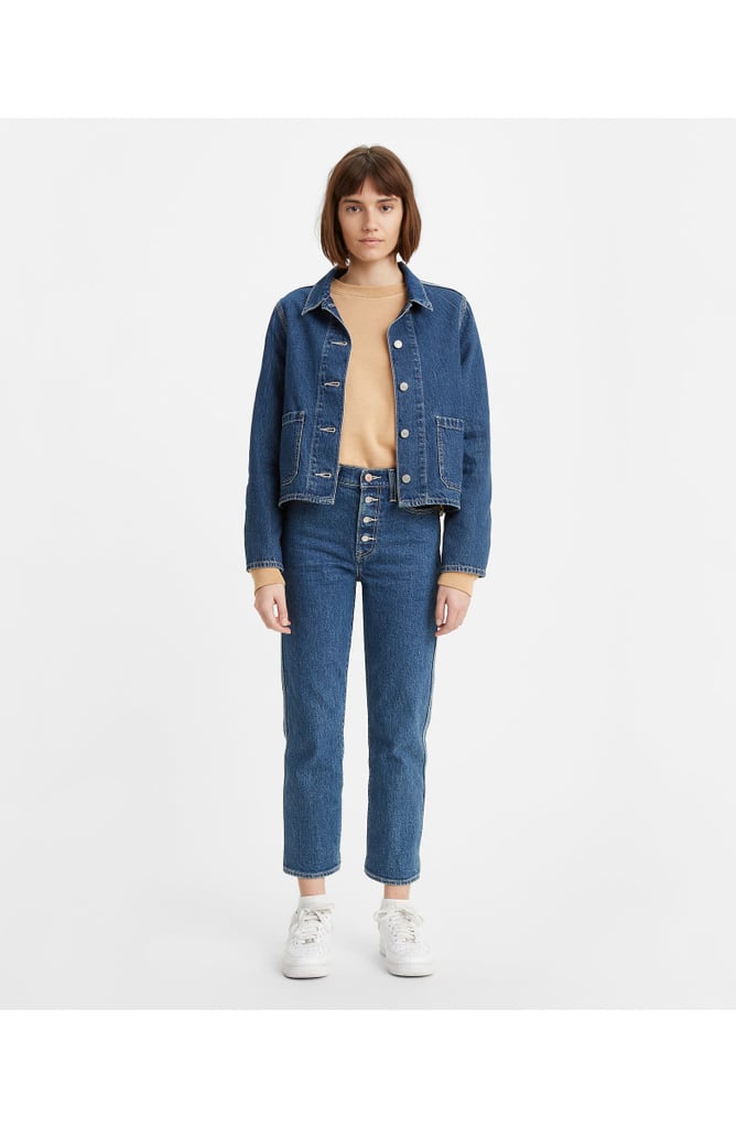Levi's Wedgie High Waist Crop Straight Leg Jeans | 20 Jeans on Sale That  You Can Buy Now and Wear All Year Long | POPSUGAR Fashion Photo 17