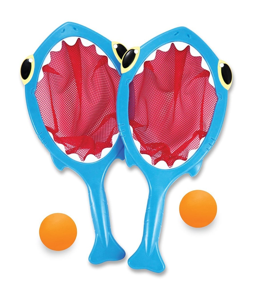 Melissa & Doug Sunny Patch Spark Shark Toss and Catch Net Pool Game