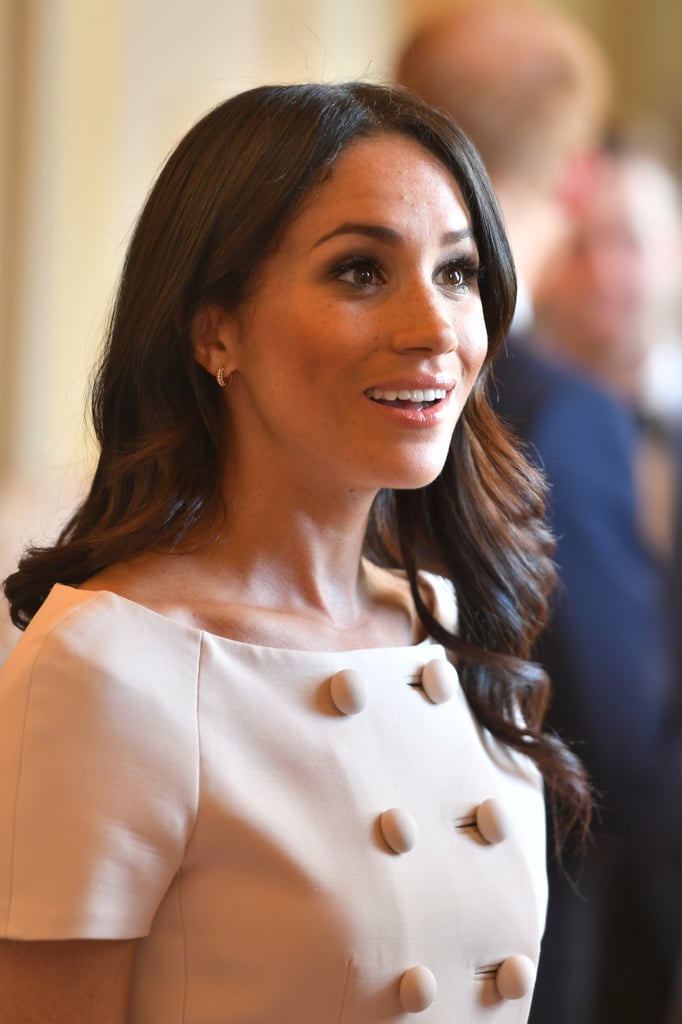 Meghan Markle Pink Prada Dress at Queen's Leader Awards 2018