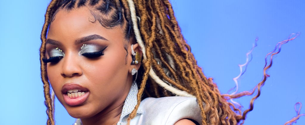 Chlöe Dances in a Metallic Thong Bodysuit on TikTok