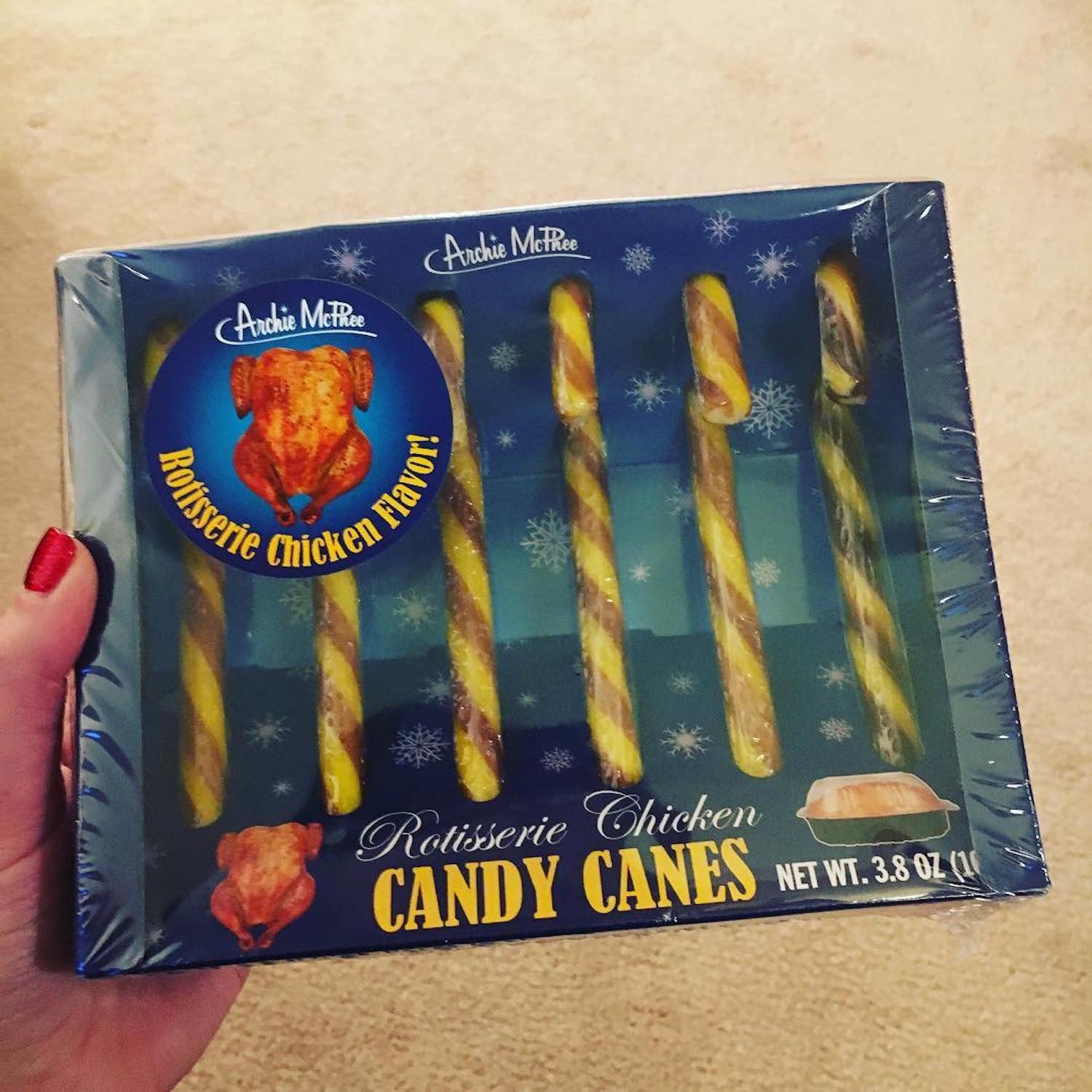 Rotisserie Chicken Flavored Candy Canes Popsugar Family