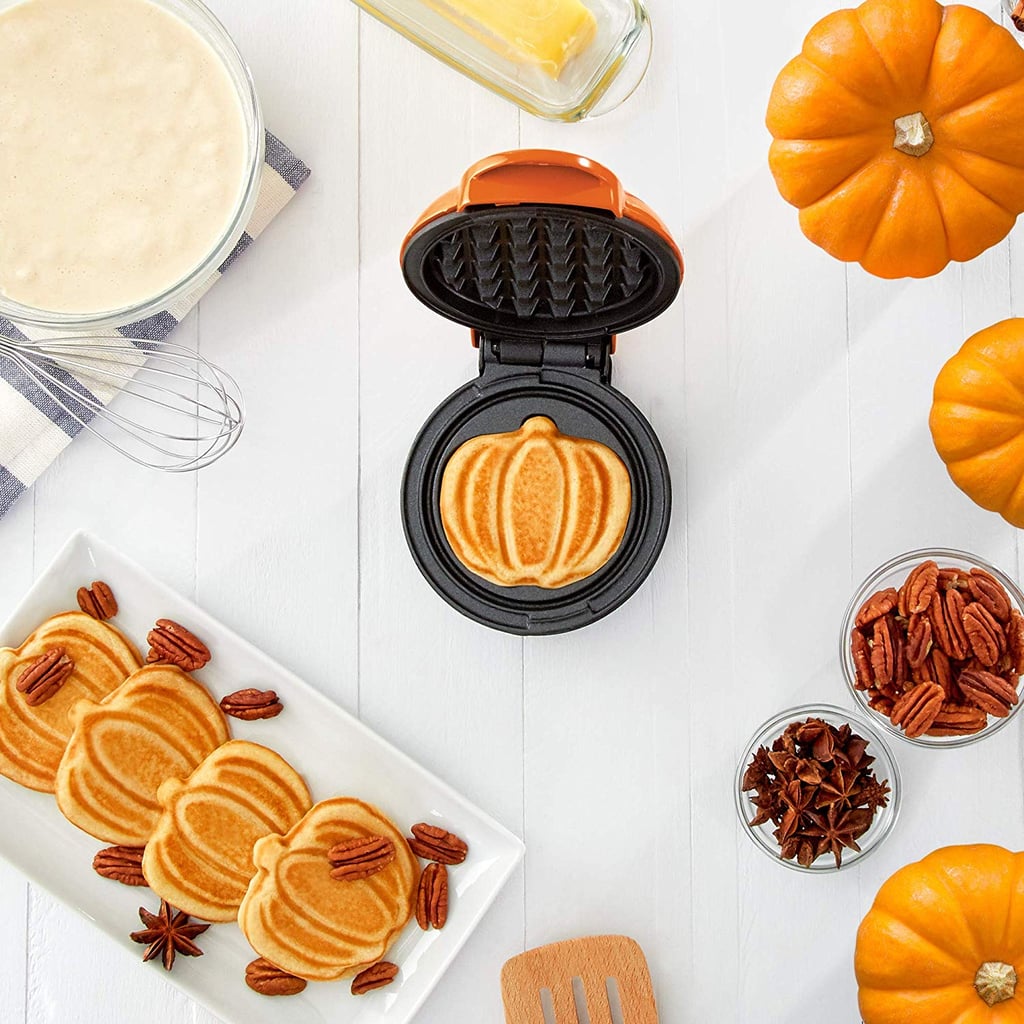 Dash Pumpkin Mini Waffle Maker