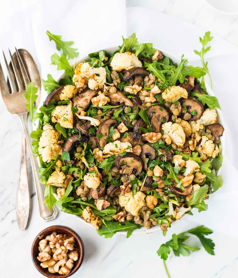 Lentil Salad With Roasted Cauliflower