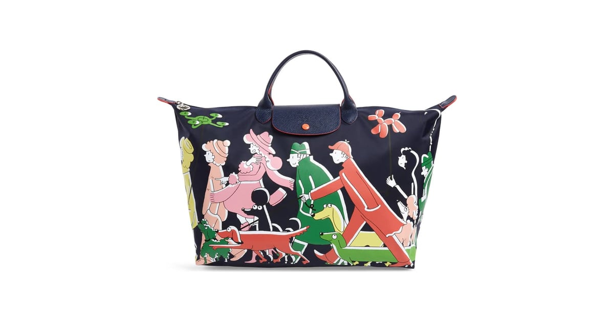 Longchamp x Clo’e Floirat Le Pliage Illustration Travel Bag | Cute ...
