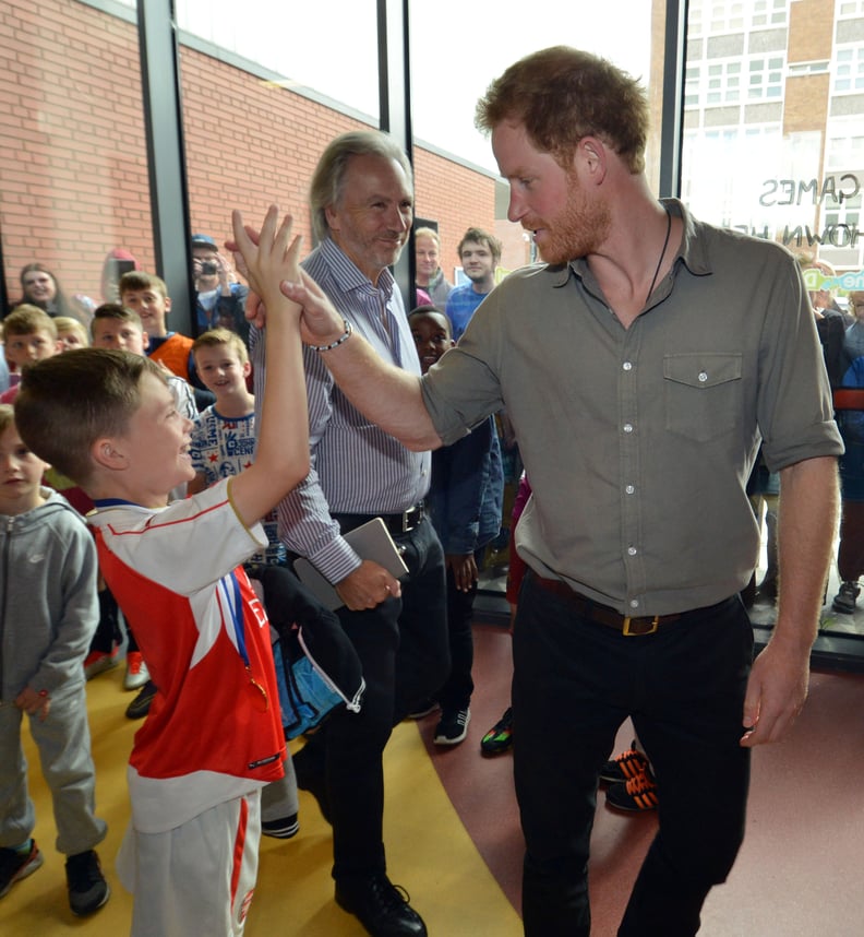 When He Gave This Little Boy a High Five in Wigan, England