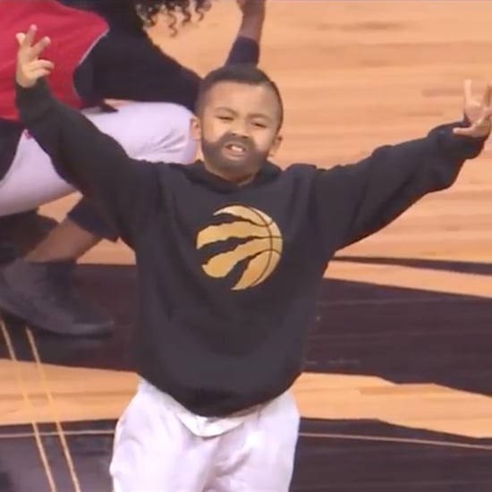 Miniature Drake Performs at Raptors Game Video