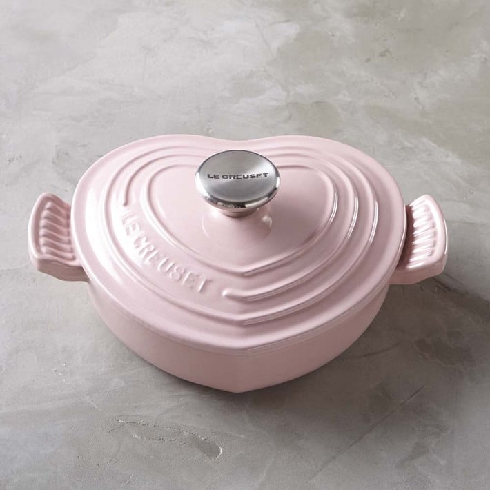 Le Creuset Cast-Iron Heart-Shaped Dutch Oven ($150), 23 Products to Make  Your Kitchen Look Pretty in (Millennial) Pink