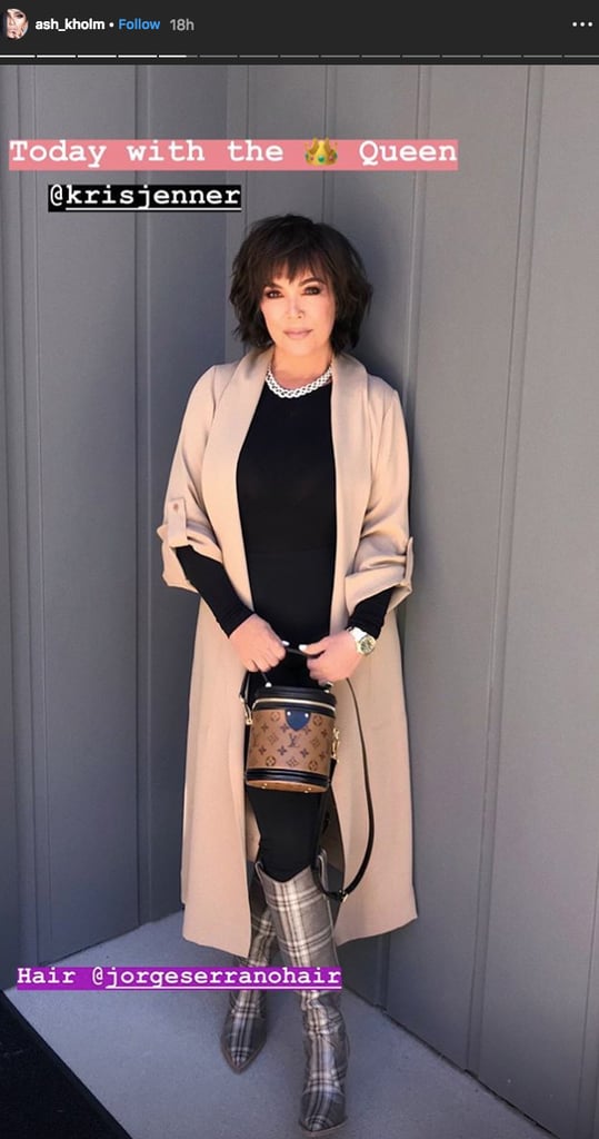 Kris Jenner Bob Bangs February 2019 