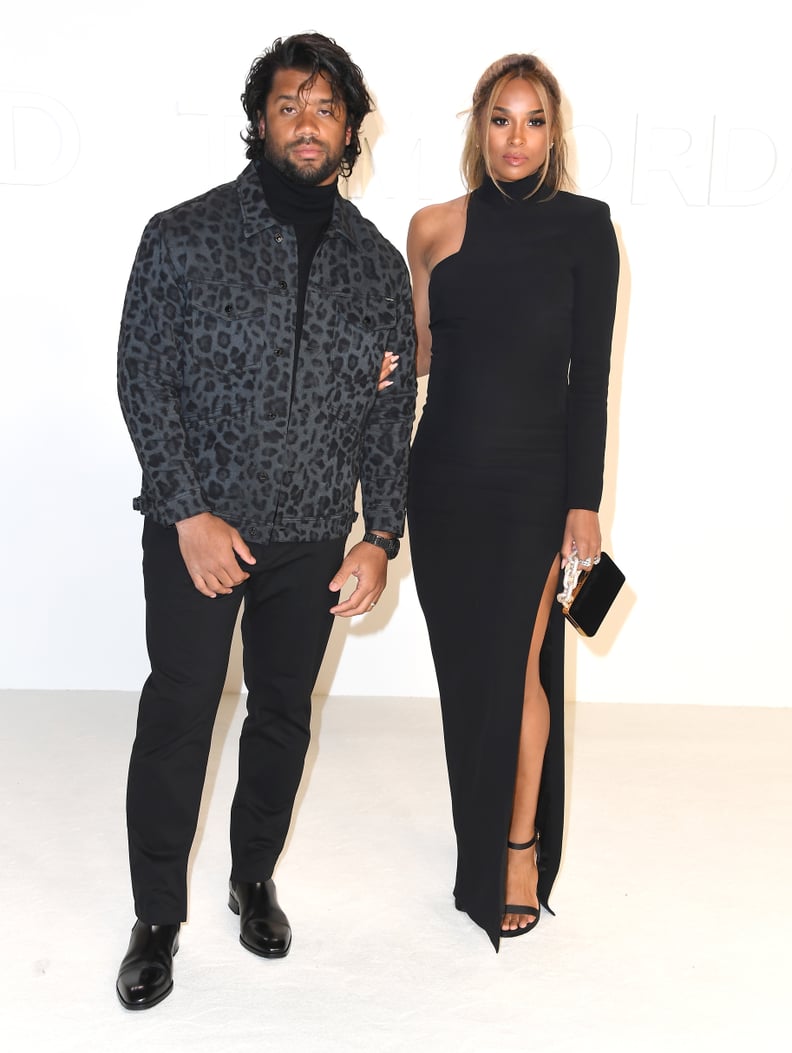 Russell Wilson and Ciara at the Tom Ford Fall 2020 Show