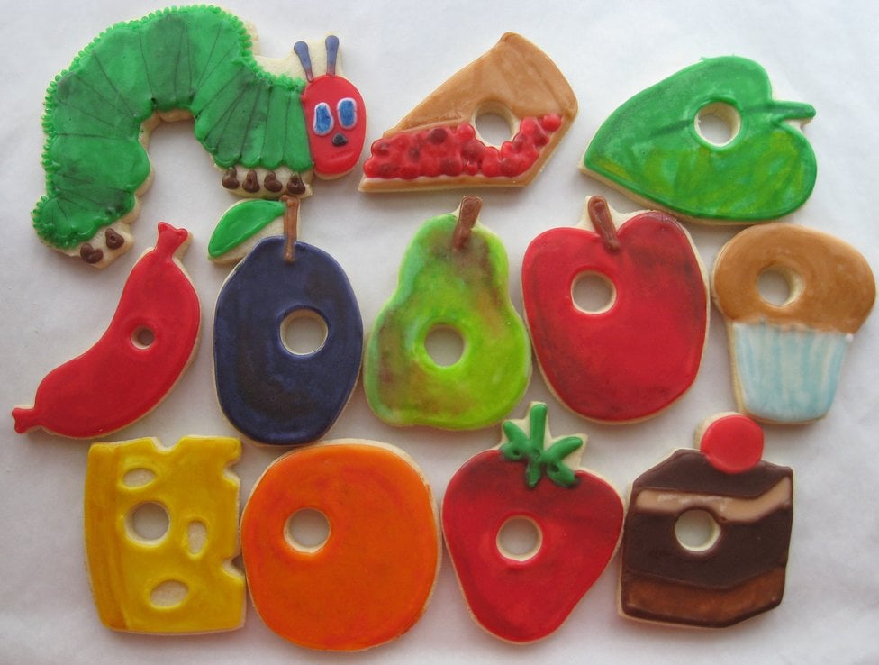 The Very Hungry Caterpillar Cookies