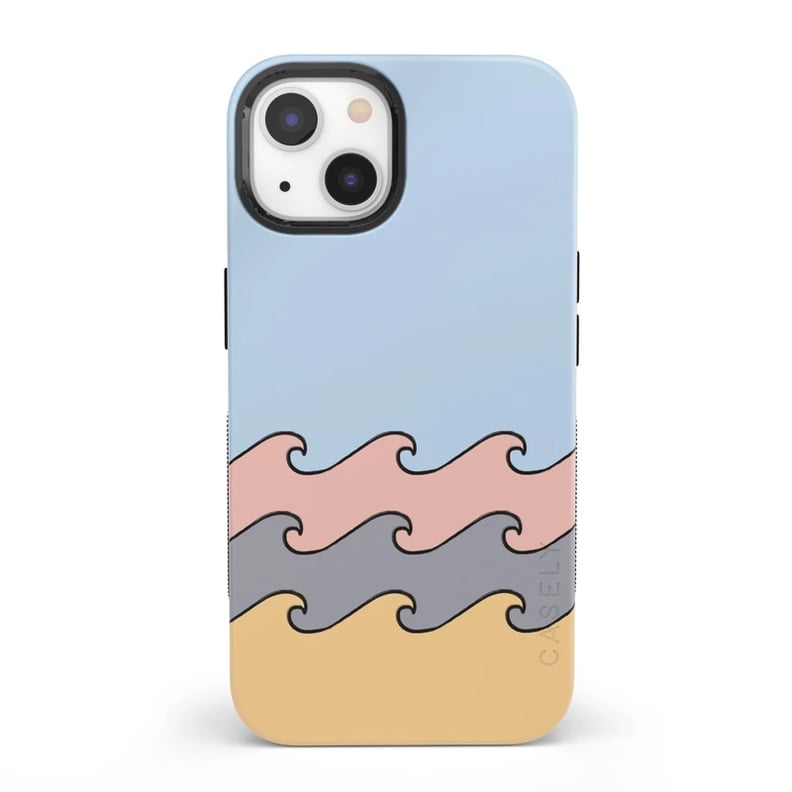 High Tide Layered Ocean Waves iPhone 13 Case