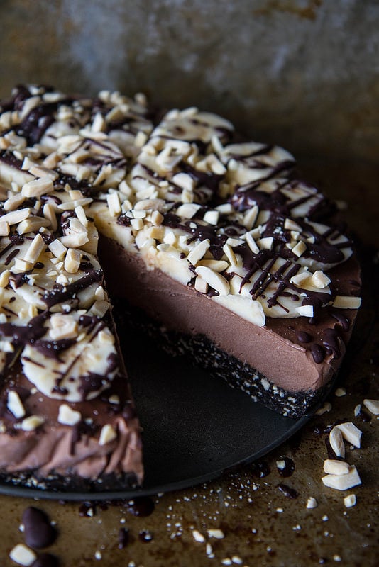 Chocolate Banana Ice Cream Cake