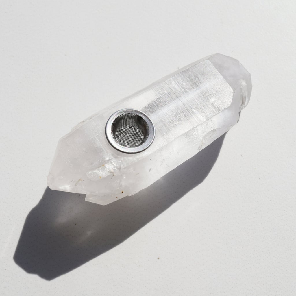 Lemurian Quartz Crystal Pipe ($124)